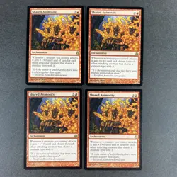 Set of x4, MTG Shared Animosity Morningtide Regular - Image 1