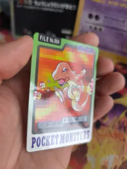 Pokemon Karte Card Pocket Monsters Carddass 1997 japanese Charmeleon VG- Glumand - Image 4