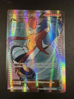 Skyla - 122/122 - Pokemon Breakpoint Full Art Ultra Rare Card LP - Image 2