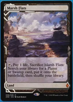 Marsh Flats Zendikar Rising Expeditions NM Mythic Rare CARD (510053) ABUGames - Image 1