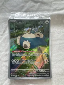 Snorlax 051 Sv: Scarlet & Violet Promo Cards Holo SEALED - Image 1