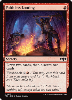 Faithless Looting - TDC #213 | NORMAL | NM | MTG - Image 1