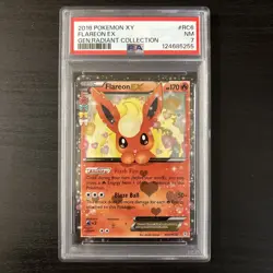 Pokemon TCG Flareon EX Radiant Collection Holo Card RC6/RC32 PSA 7 NM! - Image 1
