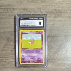 CGC 8 Slowpoke 55/62 Fossil Unlimited 1999 Regular Pokemon TCG Card - Image 1