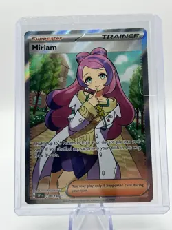 Pokemon TCG Miriam Full Art Trainer Card 238/198 Scarlet Violet - Image 1