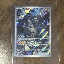Pokemon N's Zekrom Full Art Holo Promo Me: Mega Evolution 033 130 HP Card - Image 1