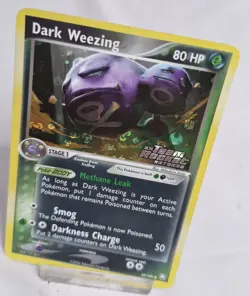 Pokemon Dark Weezing Card 42/109 Team Rocket Returns Stamped - Image 4