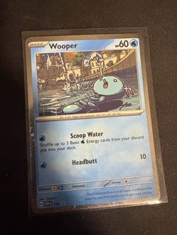 Wooper 155 Sv: Scarlet & Violet Promo Cards Holo - Image 1