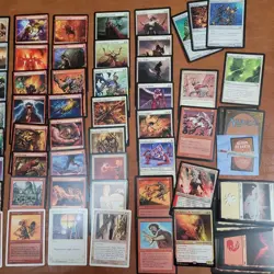 RED/WHITE *TOXIC POISON INFECTS* themed COMMANDER MAGIC DECK 100 MTG Cards - Image 2