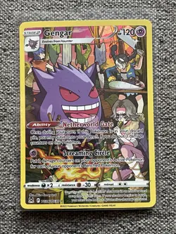 Gengar - TG06/TG30 - Pokemon Lost Origins Trainer Gallery Holo Rare Card NM - Image 1