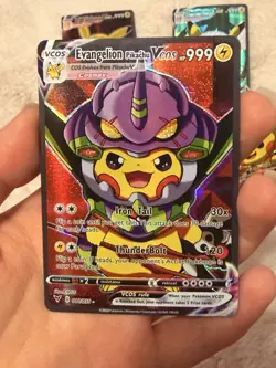 POKEMON - NON TCG PIKACHU VCOS FAN ART - LOT OF 5 CARDS - Image 2