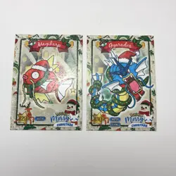 Pokemon Collectoons Merry Christmas Collection Magikarp And Gyarados Cards - Image 1
