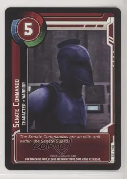 2011 Star Wars: Clone Wars Adventures Trading Card Game Senate Commando #68 - Image 1