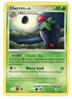 Cherrim 15/99 Arceus Pokemon Card - Image 1