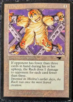 Magic The Gathering MTG The Rack ~ LP VG/F ~ Antiquities - Image 1