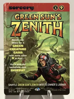 Green Sun's Zenith (Showcase) 127 M Special Guests regular Near Mint MTG - Image 1