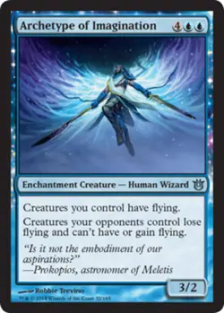1 x Archetype of Imagination - Born of the Gods - Light Play - MTG - Image 1