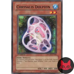 Yugioh Chrysalis Dolphin POTD-EN006 Common 1st Edition NM - Image 1
