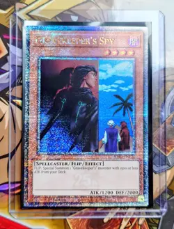 Gravekeeper's Spy (Quarter Century Secret Rare) - RA03-EN121 - Yu-Gi-Oh TCG - Image 1