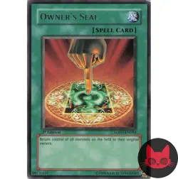 Yugioh Owner's Seal LODT-EN094 Rare 1st Edition LP - Image 1