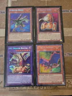 YUGIOH ABC-DRAGON BUSTER + B-BUSTER DRAKE + A-ASSAULT CORE + C-CRUSH WYVERN NM - Image 1