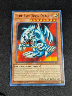 Yugioh - Blue-Eyes Toon Dragon LDS1-EN056 1st Common NM - Image 1