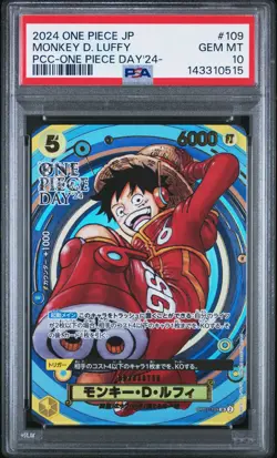 PSA 10 2024 ONE PIECE JPN PREMIUM COLLECTION ONE PIECE DAY'24 MONKEY D. LUFFY - Image 1