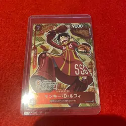 P-080 Mokey D Luffy Promo BANDAI CARD GAMES Fest 24-25 World Tour One Piece Card - Image 3