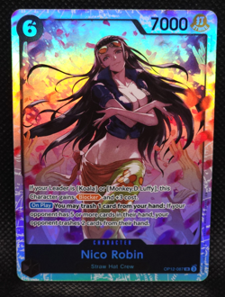 Nico Robin OP12-087 One Piece Legacy of the Master Foil ENGLISH SR - Image 1