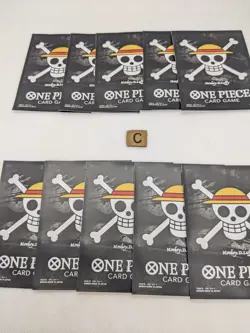 Mokey D Luffy 10 sleeves pirate Flag One Piece Official Limited card sleeve - Image 3