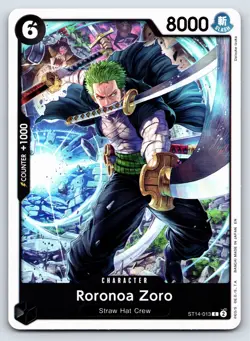 One Piece - ST14-013 - Roronoa Zoro - C - US Seller - Image 1