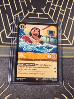 Lilo Escape Artist EN 6 2/204 Disney Lorcana NM Azurite Sea Pack Fresh - Image 1