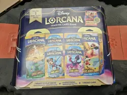 Disney Lorcana Costco Inklands Bundle Box Pirate Mickey Foil Promo *Damaged Box - Image 1