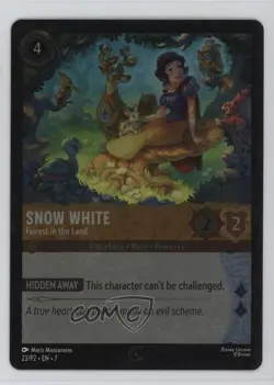 2024 Disney Lorcana - P2 Promos Foil Snow White Fairest in the Land #23/P2 - Image 1