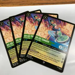 Go Go Tomago - Cutting Edge Super Rare Reign of Jafar 4x x4 Disney Lorcana - Image 1