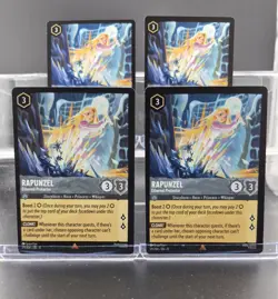Disney Lorcana Rapunzel - Ethereal Protector 171/204 Winterspell Rare 4 Cards - Image 1