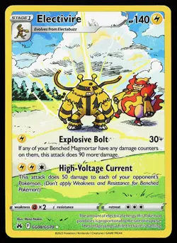 Electivire GG08/GG70 Ultra Rare Crown Zenith Pokemon Card - Image 1