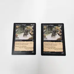 Lot of 2 Harbinger of Night Mirage Magic The Gathering MTG Cards (1996) NM/M - Image 1