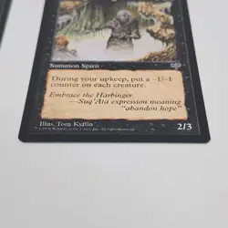 Lot of 2 Harbinger of Night Mirage Magic The Gathering MTG Cards (1996) NM/M - Image 4