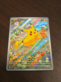 Pikachu Promo SV: Scarlet & Violet Promo Cards 088 Black Star NM - MINT SVP Holo - Image 1