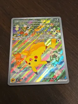 Pikachu Promo SV: Scarlet & Violet Promo Cards 088 Black Star NM - MINT SVP Holo - Image 3