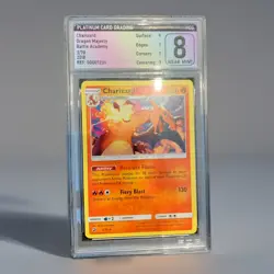 Pokemon - Charizard - 3/70 - Dragon Majesty 2018 - Grade 8 psa platinum card - Image 1