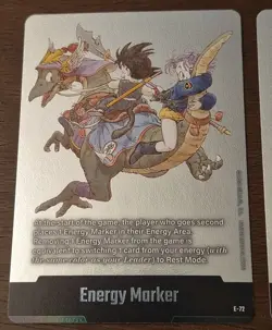 Energy Marker(E-72)(E-74)(E-79)Silver Manga Booster 02 Dragon Ball Card English - Image 2
