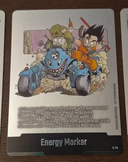 Energy Marker(E-72)(E-74)(E-79)Silver Manga Booster 02 Dragon Ball Card English - Image 3