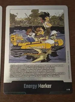 Energy Marker(E-72)(E-74)(E-79)Silver Manga Booster 02 Dragon Ball Card English - Image 4