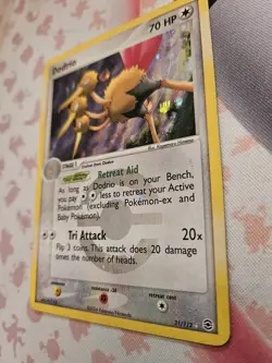 Pokemon TCG Dodrio EX FireRed & LeafGreen Reverse Holo Rare Card 21/112 - Image 3