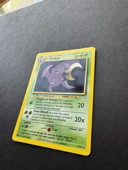 Pokemon Card Crobat 04/64 Neo Revelation Stage 2 Holo Rare - Image 3
