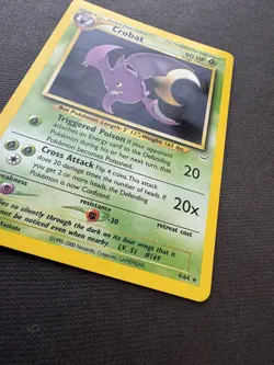 Pokemon Card Crobat 04/64 Neo Revelation Stage 2 Holo Rare - Image 4