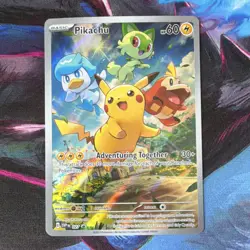 Pokemon Pikachu SVP Black Star Promo Full Art Card SVP 027 - Image 1