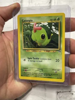 Pokemon Caterpie 53/75 Neo Discovery Regular NM/MT Pokemon Vintage Vtg Card TCG - Image 2